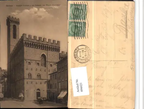 494421,Toscana Firenze Florenz Palazzo Pretorio o del Podesta Palast Turm