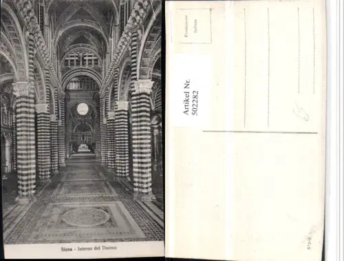 502282,Toscana Siena Interno del Duomo Dom Innenansicht