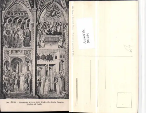 502284,Toscana Siena Accademia di Belle Arti Storie della Beata Vergine