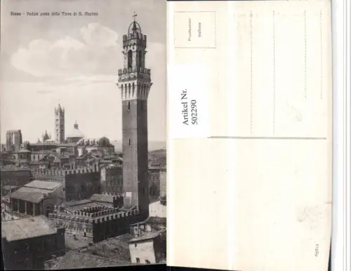 502290,Toscana Siena Veduta preso dalla Torre di S. Martino Turm