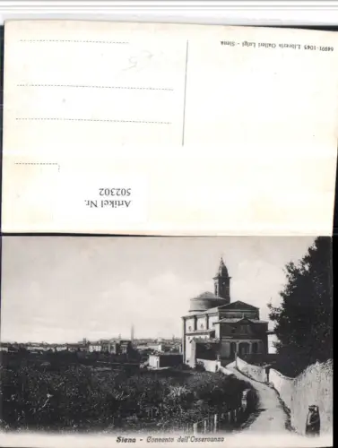 502302,Toscana Siena Convento dell Osservanza Teilansicht Kirche