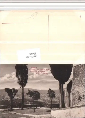524823,Toscana Firenze Fiesole Panorama Firenze dalla Convento S. Francesco