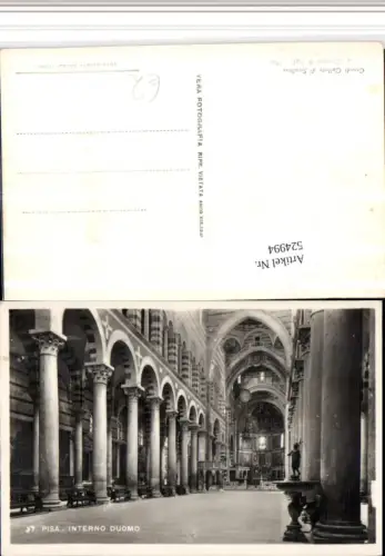524994,Toscana Pisa Interno Duomo Dom Innenansicht
