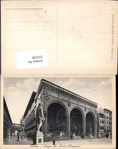 553295,Firenze Florenz Loggia Lanzi Orgagna