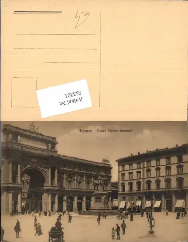 553301,Firenze Florenz Piazza Vittorio Emanuele