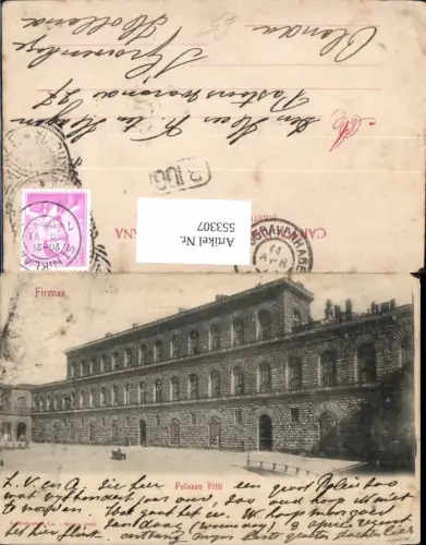 553307,Firenze Florenz Palazzo Pitti 1900