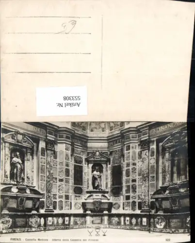 553308,Firenze Florenz Cappella Medicea Kapelle