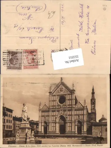 553311,Firenze Florenz Chiesa san Croce