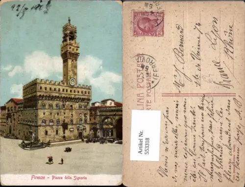 553318,Firenze Florenz Piazza della Signoria