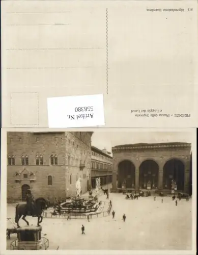 558380,Toscana Firenze Florenz Piazza della Signoria
