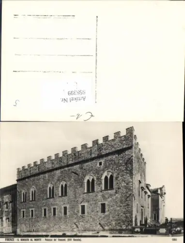 558399,Firenze Florenz Foto-AK Palazzo Vescovi