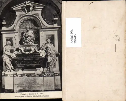 599415,Firenze Florenz Chiesa di S. Groce Italy