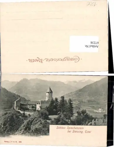 67238,Schloss Sprechenstein b. Sterzing Südtirol