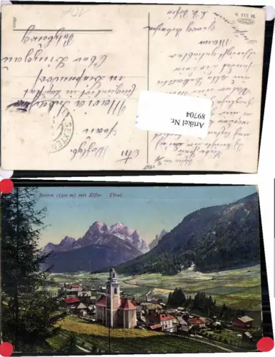89704,Sexten Elfer Trentino Südtirol 1915 pub Amonn 111