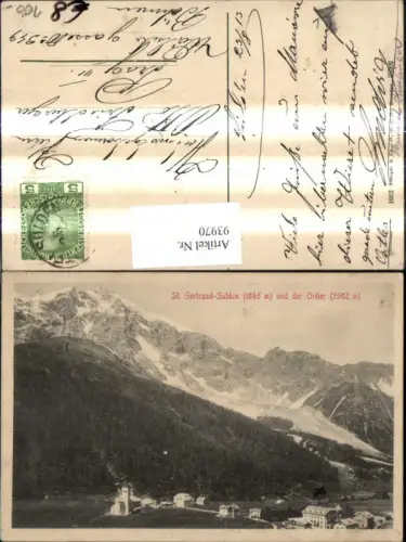 93970,Trentino St Gertraud Sulden u. d. Ortler