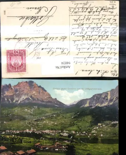 94024,Trentino Cortina geg. Cristallo v. d. Dolomitenstrasse