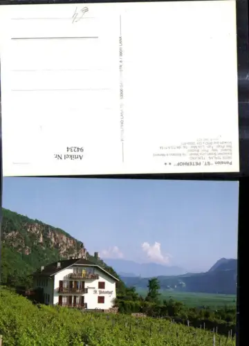94234,Trentino Pension St Peterhof Terlan Terlano b. Bozen Meran Südtirol
