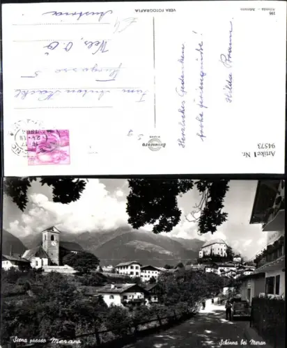 94573,Trentino Scena presso Merano Schönna b. Meran Strassenansicht
