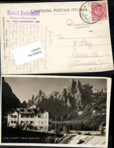 103957,Hotel Dolomiten Valle Fiscalina Candido Cortina Ampezzo