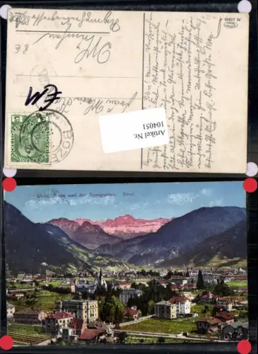 104051,Gries bei Bozen Bolzano Rosengarten Dolomiten Südtirol Amonn 10305