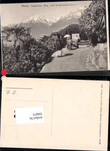 104075,Meran Merano Tappeinerweg Partie Zielspitze