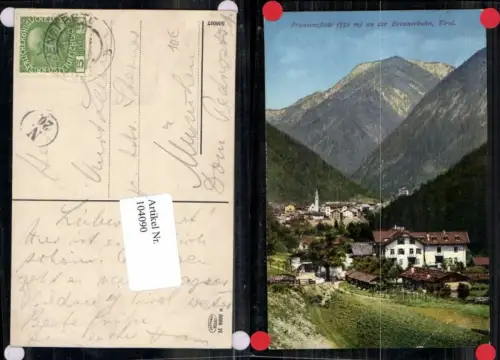 104090,Franzensfeste a.d. Brennerbahn Brenner Südtirol pub Amonn 8699