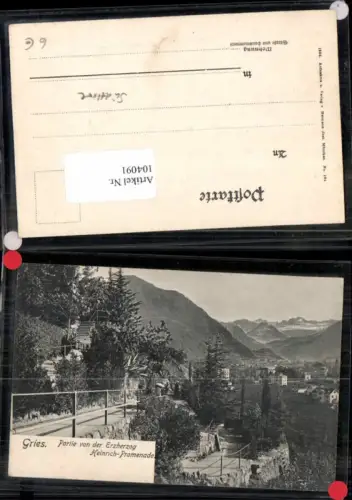 104091,Gries b. Bozen Bolzano Partie Erzherzog Heinrich Promenade