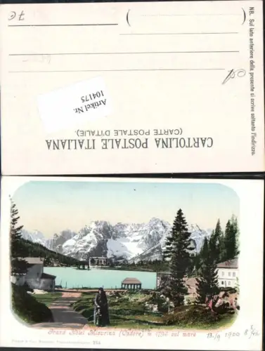 104175,Grand Hotel Misurina Cadore 1900 Litho Purger Co 254