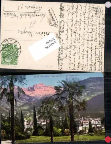 109230,Trentino Motiv aus Gries bei Bozen m. Rosengarten Dolomiten