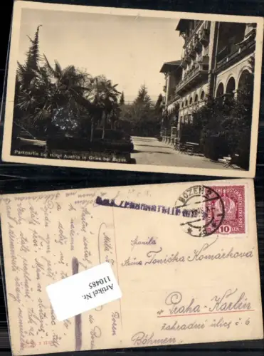 110485,Parkpartie Hotel Austria Gries bei Bozen Trentino