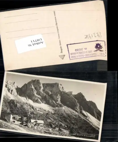 110711,Trentino Rifugio d Firenze Cisles verso lo Stevia Dolomiten