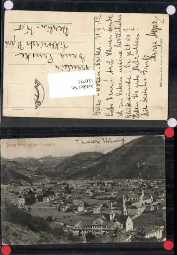 110731,Trentino Gries bei Bozen m. Rosengarten