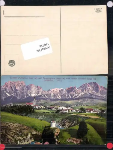110736,Trentino Cortina d. Ampezzo Monte Cristallo Dolomiten pub Amonn 7598