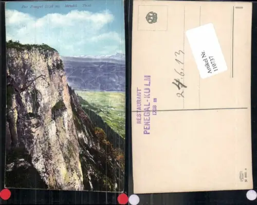 110737,Trentino der Penegal Mendel bei Eppan Bozen Etschtal pub Amonn 8031