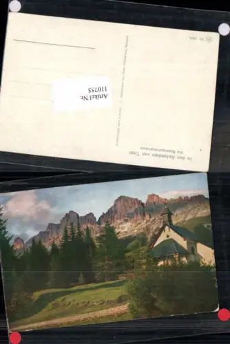 110755,Trentino Dolomiten Rosengarten Südtirol Bergkapelle Kirche