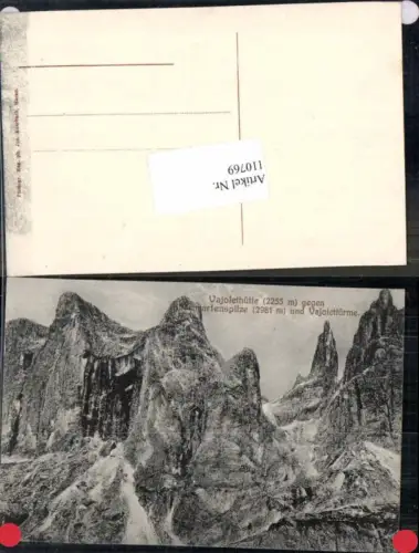 110769,Trentino Vajolethütte Dolomiten Südtirol Seis am Schlern Toblach Tiers