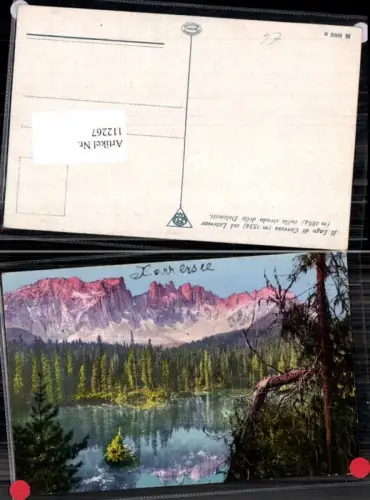 112267,Trentino Karrersee Karersee Latemar Welschnofen Südtirol Lago di Carezza
