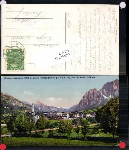 112467,Trentino Cortina d Ampezzo gegen Pomagagnon Col Rosa Dolomiten Südtirol