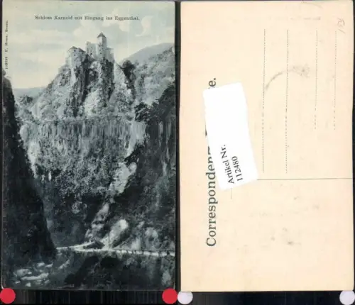 112480,Trentino Schloss Karneid in Eggental Eggenthal Deutschnofen Obereggen