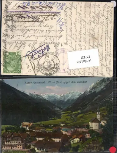 127121,Trentino Gossensass am Brenner Gletscher Südtirol