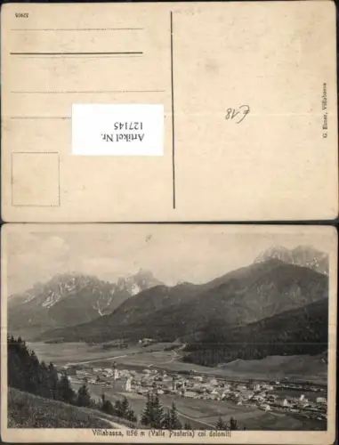 127145,Trentino Villabassa Valle Pusteria coi dolomiti 1905