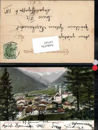 127147,Trentino Gossensass am Brenner 1905
