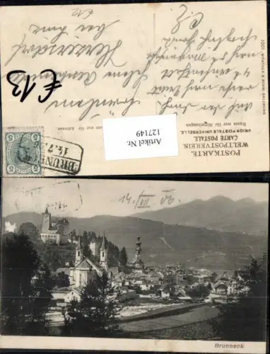 127149,Trentino Bruneck Brunico im Pustertal 1905