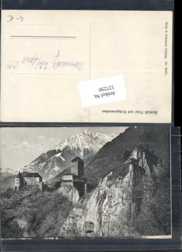127250,Trentino Schloss Tirol Tirolo m. Erdpyramiden 1917