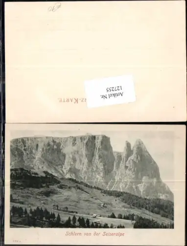 127255,Trentino Schlern Seis am Schlern Rosengarten Dolomiten Seiseralpe