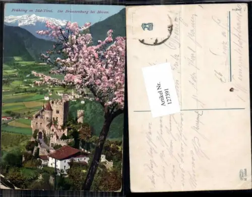 127391,Trentino Frühling in Südtirol Brunnenburg b. Meran Merano pub Amonn 14536