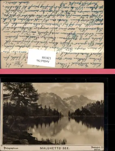 128188,Trentino Malghettosee Campo Carlo Magno Ansicht 1932