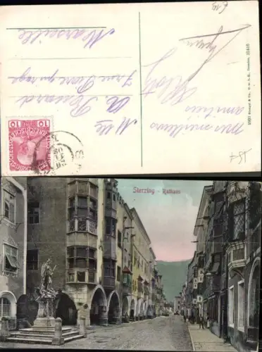 135282,Trentino Sterzing Rathaus Strassenpartie
