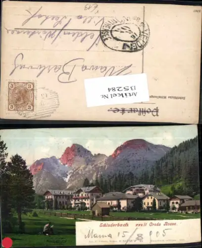 135284,Trentino Schluderbach m. Croda Rossa pub Amonn 5027n