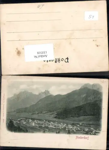 135318,Trentino Niederdorf im Pusterthal 1900